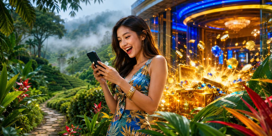 Pengguna Malaysia melayari kasino dalam talian dari telefon pintar